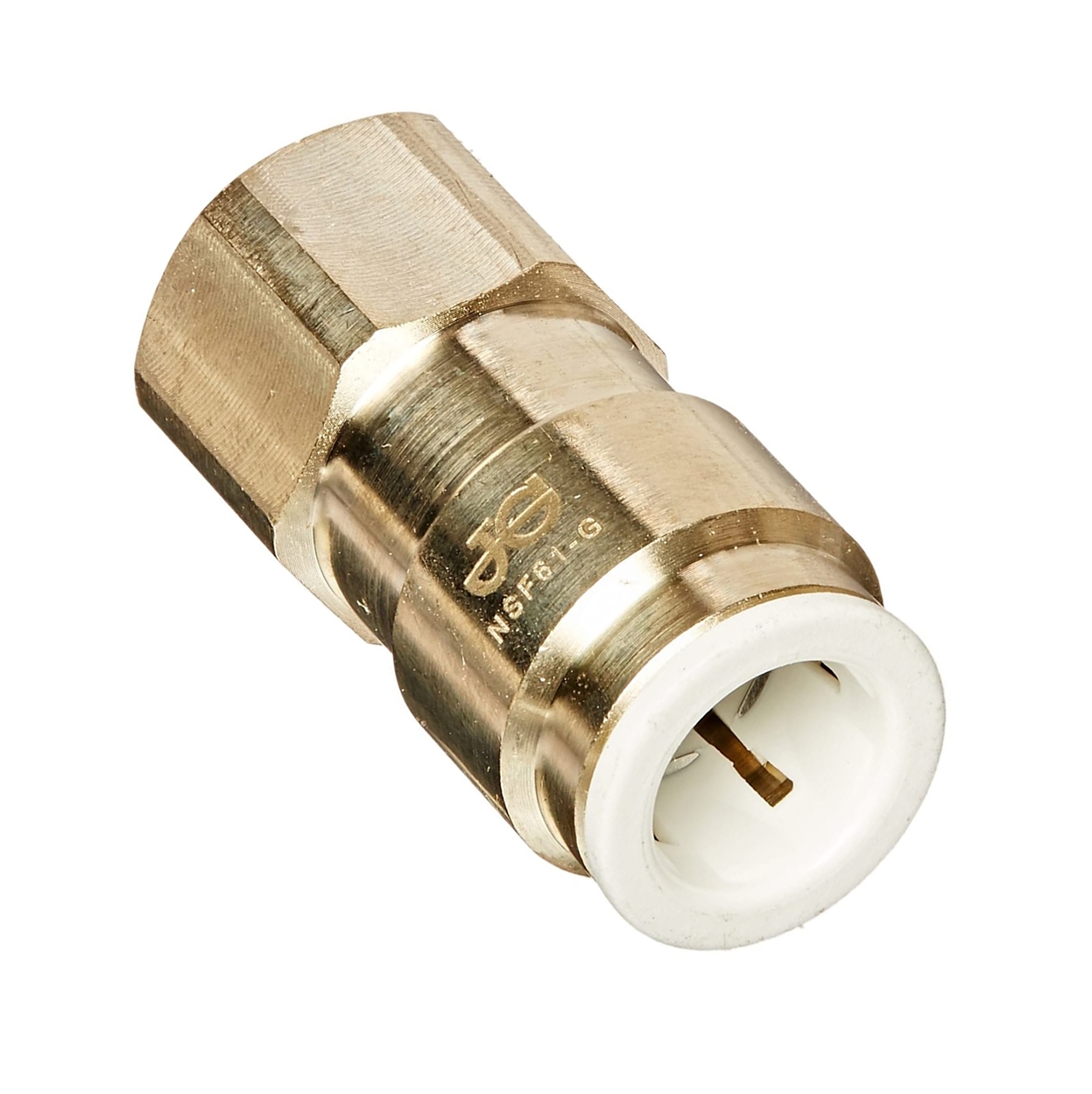 (image for) John Guest MI4512F4SLF Female Connector 3/8 Tube X 1/4 Comp (10)